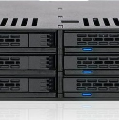 Icy Dock ExpressCage 6x 2.5 Inch SATA 6Gbps HDD/SSD Mobile Rack/Cage in 5.25 Inch bay Μαύρο (MB326SP-B)