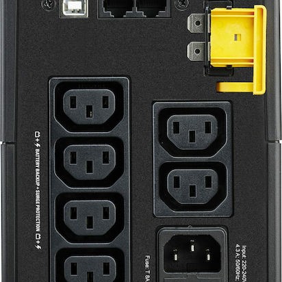 APC Back-UPS 950VA AVR (IEC) Line-Interactive 520W με 6 IEC Πρίζες