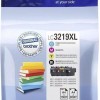 Brother LC3219XL Γνήσιο Πακέτο 4 Μελανιών Εκτυπωτή InkJet Κίτρινο / Κυανό / Ματζέντα / Μαύρο (LC-3219XLVALDR)