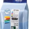 Brother LC3219XL Γνήσιο Πακέτο 4 Μελανιών Εκτυπωτή InkJet Κίτρινο / Κυανό / Ματζέντα / Μαύρο (LC-3219XLVALDR)