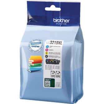 Brother LC3219XL Γνήσιο Πακέτο 4 Μελανιών Εκτυπωτή InkJet Κίτρινο / Κυανό / Ματζέντα / Μαύρο (LC-3219XLVALDR)