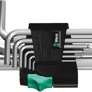 Wera Σετ 9 Κλειδιά Allen σε Σχήμα L 950PKS/9SMN