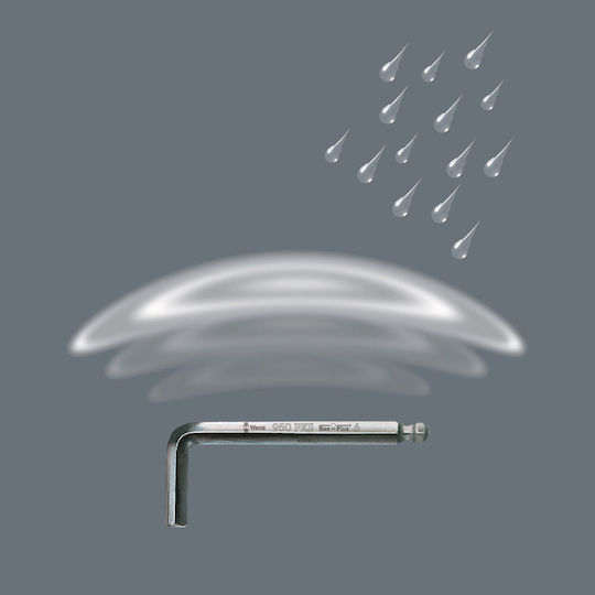 Wera Σετ 9 Κλειδιά Allen σε Σχήμα L 950PKS/9SMN