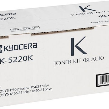 Kyocera TK-5220K Γνήσιο Toner Laser Εκτυπωτή Μαύρο 1200 Σελίδων (1T02R90NL1)