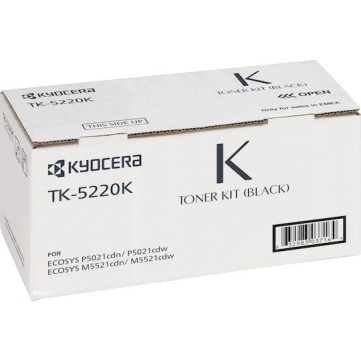 Kyocera TK-5220K Γνήσιο Toner Laser Εκτυπωτή Μαύρο 1200 Σελίδων (1T02R90NL1)