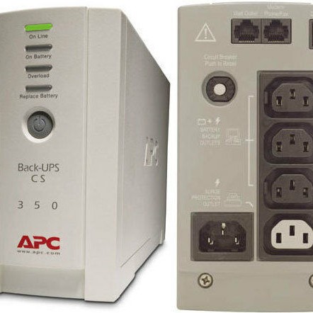 APC Back-UPS CS 350 USB/Serial Off-Line 350VA 210W