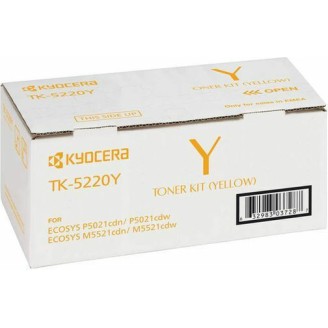 Kyocera TK-5220Y Γνήσιο Toner Laser Εκτυπωτή Κίτρινο 1200 Σελίδων (1T02R9ANL1)