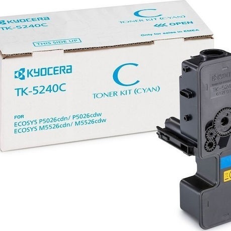 Kyocera TK-5240C Γνήσιο Toner Laser Εκτυπωτή Κυανό 3000 Σελίδων (1T02R7CNL0)