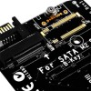 Silverstone Διπλός αντάπτορας M.2 σε PCIe x4 και SATA