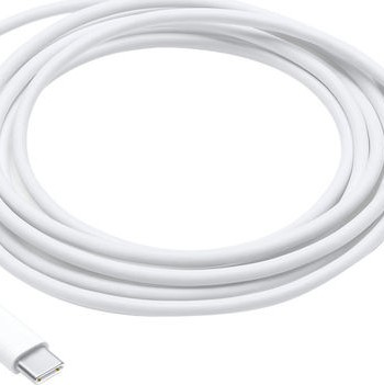 Apple USB 3.1 Cable USB-C male - USB-C 96W Λευκό 2m (MLL82ZM/A)