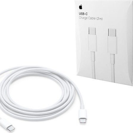 Apple USB 3.1 Cable USB-C male - USB-C 96W Λευκό 2m (MLL82ZM/A)