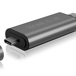 Icy Box Card Reader USB 3.0 micro USB Type-C για SD/microSD