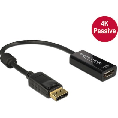 DeLock Μετατροπέας DisplayPort male σε HDMI female 1τμχ 62609