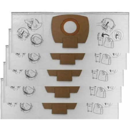 Makita Σακούλες Σκούπας 5τμχ Συμβατή με Σκούπα Makita