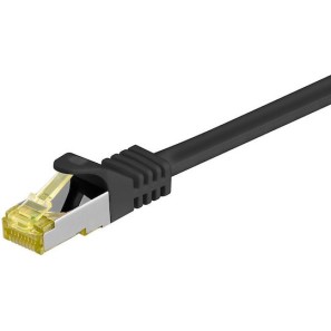 Goobay S/FTP Cat.7 Καλώδιο Δικτύου Ethernet 5m Μαύρο 1τμχ