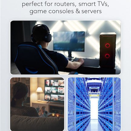 Goobay S/FTP Cat.7 Καλώδιο Δικτύου Ethernet 5m Μαύρο 1τμχ