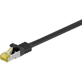 Goobay S/FTP Cat.7 Καλώδιο Δικτύου Ethernet 7.5m Μαύρο 1τμχ