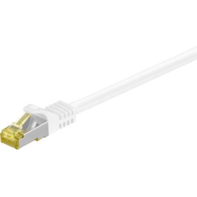Goobay S/FTP Cat.7 Καλώδιο Δικτύου Ethernet 5m Λευκό 1τμχ