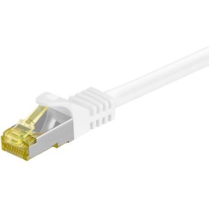 Goobay S/FTP Cat.7 Καλώδιο Δικτύου Ethernet 5m Λευκό 1τμχ