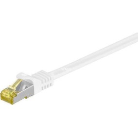 Goobay S/FTP Cat.7 Καλώδιο Δικτύου Ethernet 10m Λευκό 1τμχ