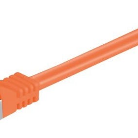 Goobay S/FTP Cat.7 Καλώδιο Δικτύου Ethernet 0.5m Πορτοκαλί 1τμχ