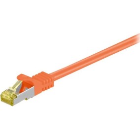 Goobay S/FTP Cat.7 Καλώδιο Δικτύου Ethernet 0.5m Πορτοκαλί 1τμχ
