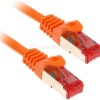 Goobay S/FTP Cat.7 Καλώδιο Δικτύου Ethernet 2m Πορτοκαλί 1τμχ