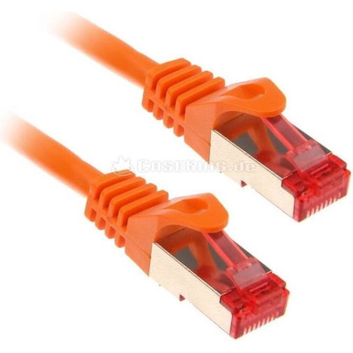 Goobay S/FTP Cat.7 Καλώδιο Δικτύου Ethernet 2m Πορτοκαλί 1τμχ