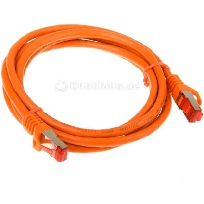 Goobay S/FTP Cat.7 Καλώδιο Δικτύου Ethernet 2m Πορτοκαλί 1τμχ