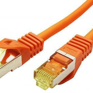 Goobay S/FTP Cat.7 Καλώδιο Δικτύου Ethernet 7.5m Πορτοκαλί 1τμχ