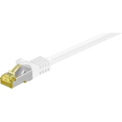 Goobay S/FTP Cat.7 Καλώδιο Δικτύου Ethernet 7.5m Λευκό 1τμχ