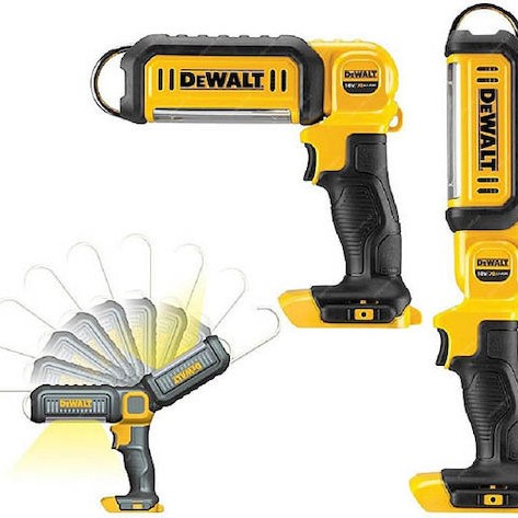 Dewalt Φακός Συνεργείου Μπαταρίας LED IP54 με Φωτεινότητα έως 500lm