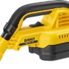 Dewalt Επαναφορτιζόμενο Σκουπάκι Χειρός 18V Χωρίς Φορτιστή και Μπαταρία Κίτρινο