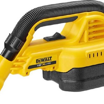 Dewalt Επαναφορτιζόμενο Σκουπάκι Χειρός 18V Χωρίς Φορτιστή και Μπαταρία Κίτρινο