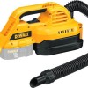 Dewalt Επαναφορτιζόμενο Σκουπάκι Χειρός 18V Χωρίς Φορτιστή και Μπαταρία Κίτρινο