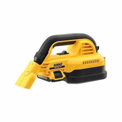 Dewalt Επαναφορτιζόμενο Σκουπάκι Χειρός 18V Χωρίς Φορτιστή και Μπαταρία Κίτρινο