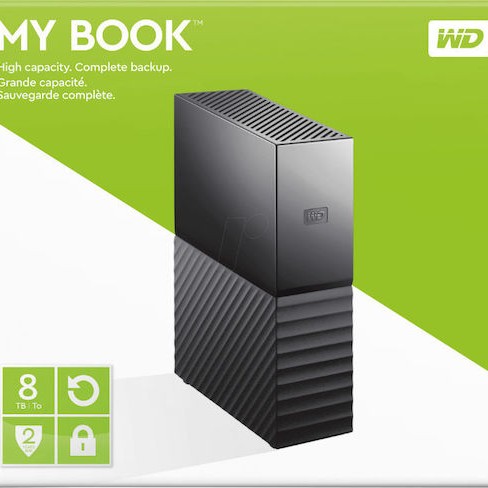 Western Digital My Book USB 3.0 Εξωτερικός HDD 8TB 3.5