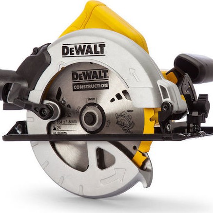 Dewalt Δισκοπρίονο 1350W με Σύστημα Αναρρόφησης