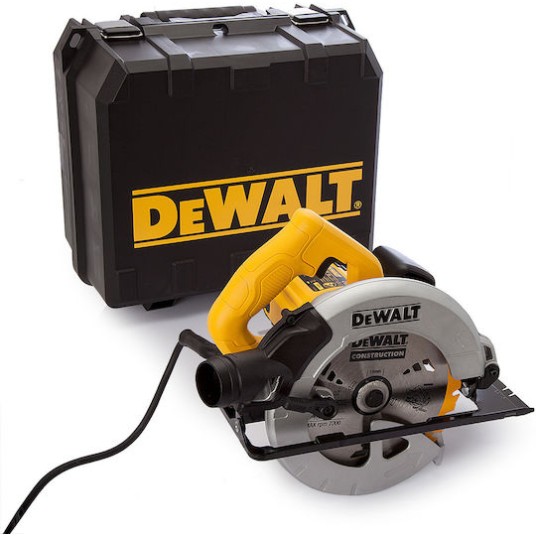 Dewalt Δισκοπρίονο 1350W με Σύστημα Αναρρόφησης