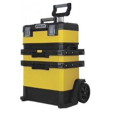 Stanley Τροχήλατος Πλαστικός Εργαλειοφόρος 3 Τμημάτων με Εργαλειοθήκη Π56.8xΒ38.9xΥ73εκ.