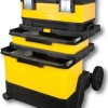 Stanley Τροχήλατος Πλαστικός Εργαλειοφόρος 3 Τμημάτων με Εργαλειοθήκη Π56.8xΒ38.9xΥ73εκ.