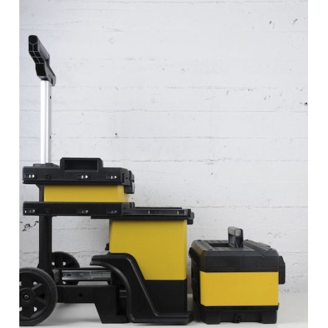 Stanley Τροχήλατος Πλαστικός Εργαλειοφόρος 3 Τμημάτων με Εργαλειοθήκη Π56.8xΒ38.9xΥ73εκ.