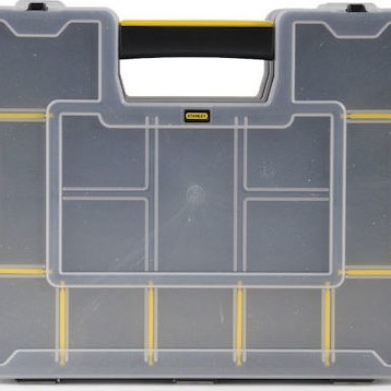 Stanley SortMaster Ταμπακιέρα Εργαλείων 14 Θέσεων με Ρυθμιζόμενα Χωρίσματα Μαύρη 37.5x29x7εκ.