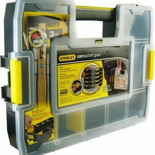 Stanley SortMaster Ταμπακιέρα Εργαλείων 14 Θέσεων με Ρυθμιζόμενα Χωρίσματα Μαύρη 37.5x29x7εκ.
