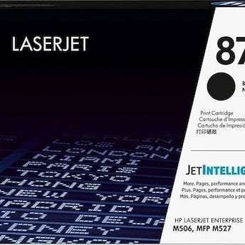 HP 87A Γνήσιο Toner Laser Εκτυπωτή Μαύρο 9000 Σελίδων (CF287A)