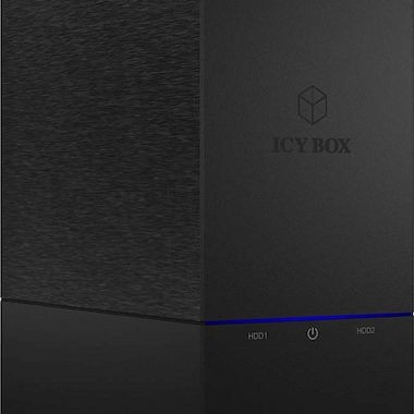 Icy Box Θήκη για 2 Σκληρούς Δίσκους 3.5