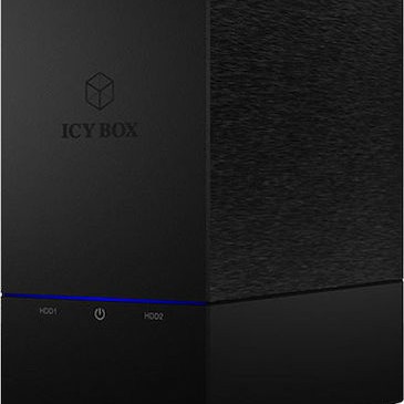 Icy Box Θήκη για 2 Σκληρούς Δίσκους 3.5