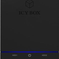 Icy Box Θήκη για 2 Σκληρούς Δίσκους 3.5