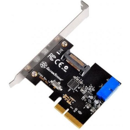 Silverstone Κάρτα PCIe σε 1 θύρα USB 3.1 ECU04-E