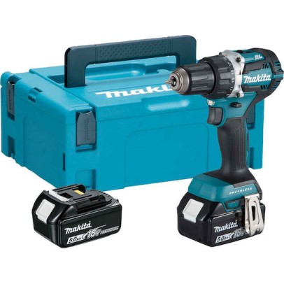 Makita Κρουστικό Δραπανοκατσάβιδο Μπαταρίας Brushless 18V 2x5Ah